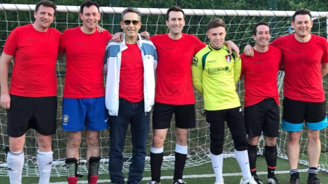 Robin Armstrong back Managing a DB football team in England